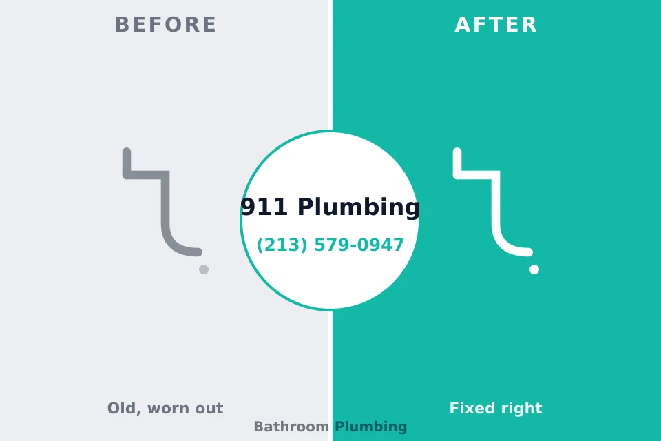 Before and after: plumbing company Nibley, UT